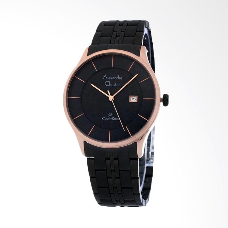 Jual Alexandre Christie Jam Tangan Pria - Hitam Rosegold 