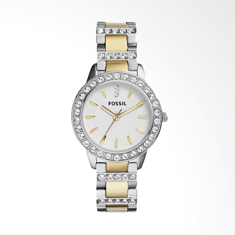jual fossil es2409 jam tangan fashion wanita white gold jual fossil es2409 jam tangan fashion wanita white gold
