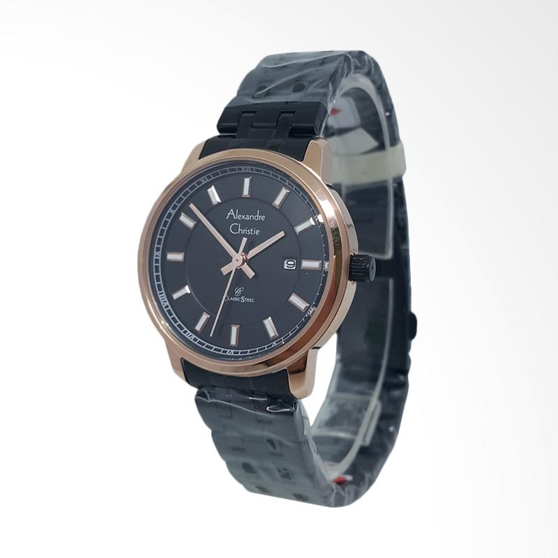 jual alexandre christie 1431211 analog tali rantai jam tangan wanita gold hitam jual alexandre christie 1431211 analog tali rantai jam tangan wanita gold hitam