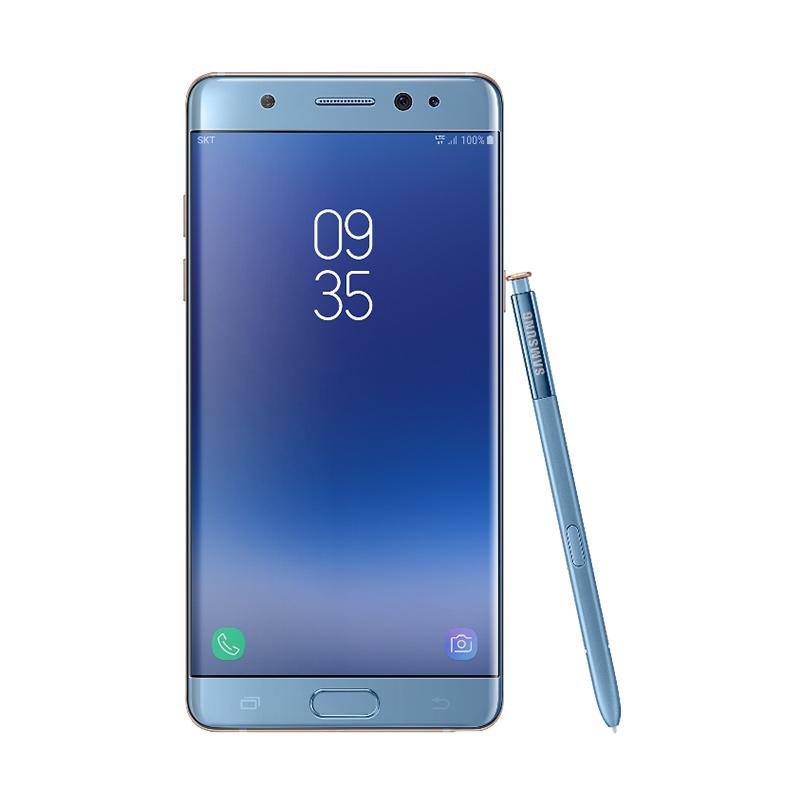 Jual Samsung Galaxy NoteFE Smartphone - Blue Coral [64 GB 