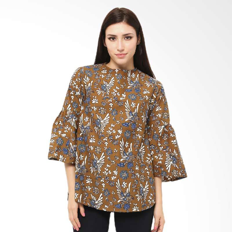 Jual Anakara Birdy Garden Bells Tunic Baju Batik Wanita