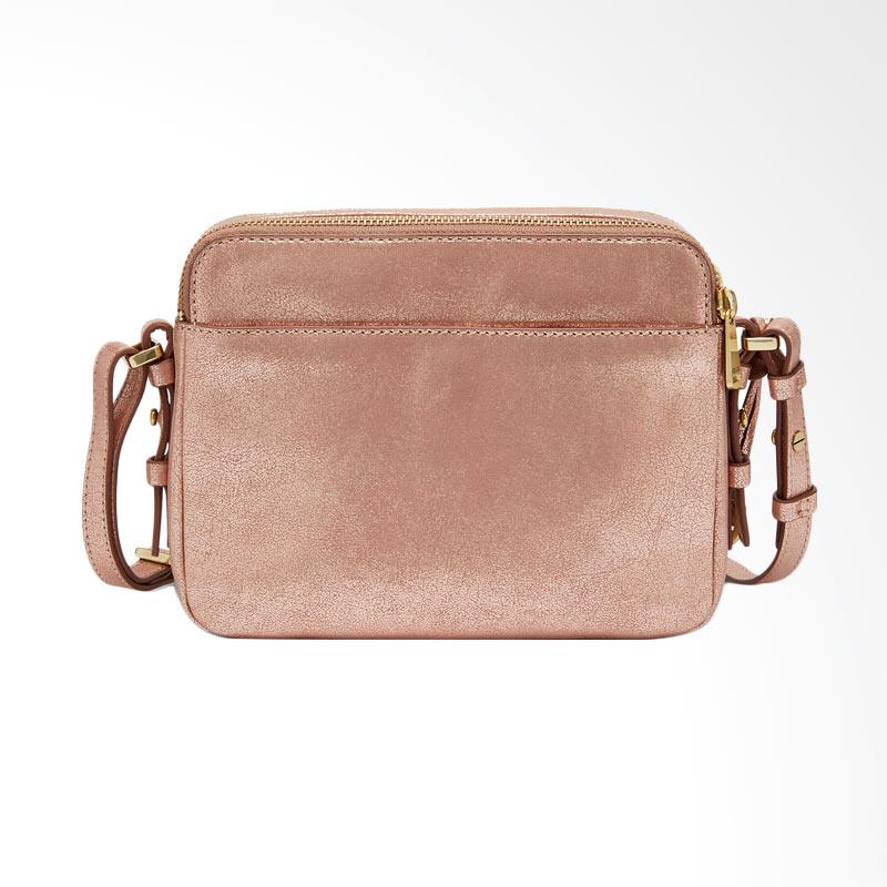 Jual Fossil Piper Leather Toaster Sling Bag Wanita - Rose