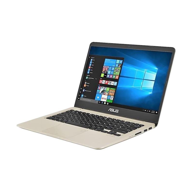 Jual Asus S410UN-EB067T Notebook - Gold [i5-8250U/8GB/1TB