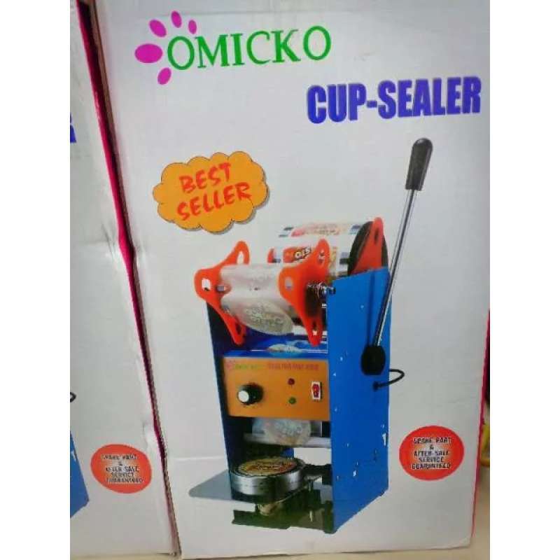 Jual ALAT PRES GELAS PLASTIK CUP SEALER OMICKO MURAH DAN BERKUALITAS di