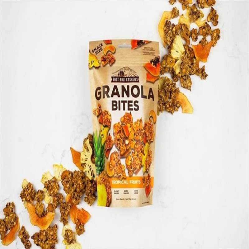 Jual Granola Bites Tropical Fruits 125g East Bali Cashews Sereal di