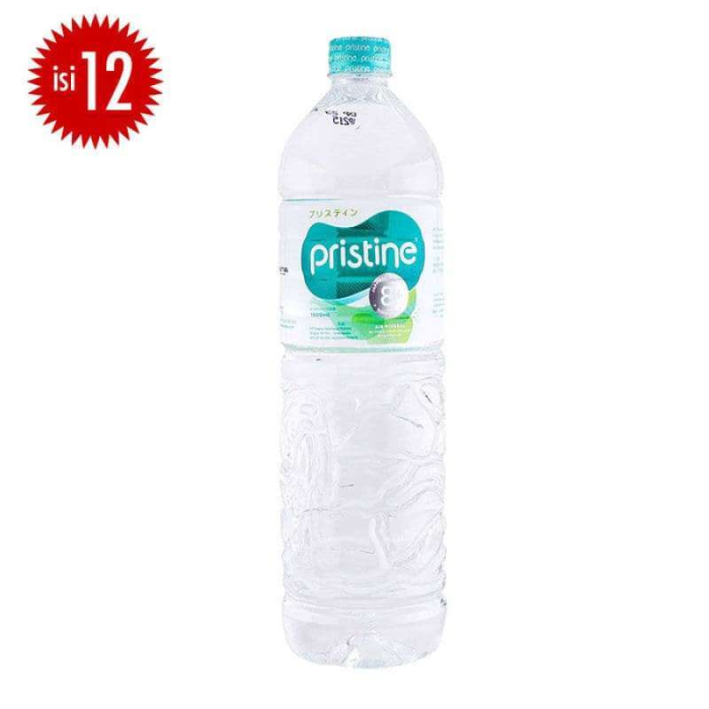 Jual Pristine 1500ml 12 Botol Air Mineral Ph 8+ - Air Minum Prestine ...
