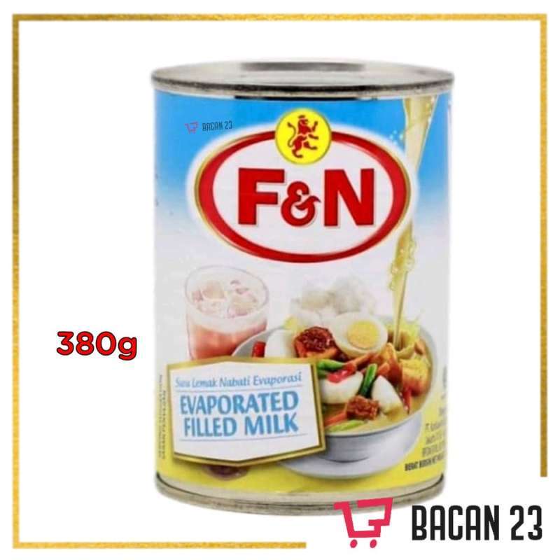 Promo F&n Susu Lemak Nabati Evaporasi (380g) - Susu Kaleng- Bacan23