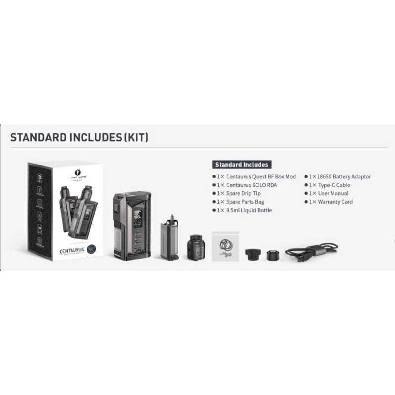 Centaurus Mod Rda Jual Lost Vape Centaurus Quest Bf 100w Mod Kit + Centaurus Solo Rda ...