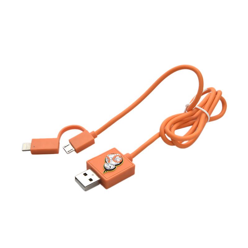 Jual Star Wars BB-8 2 in 1 Micro USB & Lightning Kabel