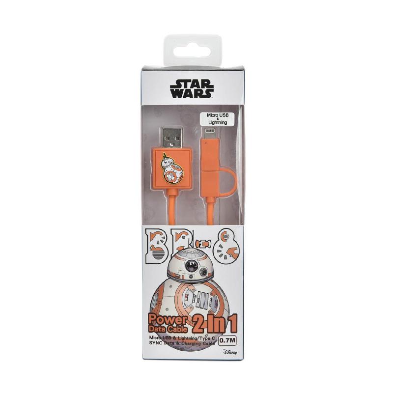 Jual Star Wars BB-8 2 in 1 Micro USB & Lightning Kabel