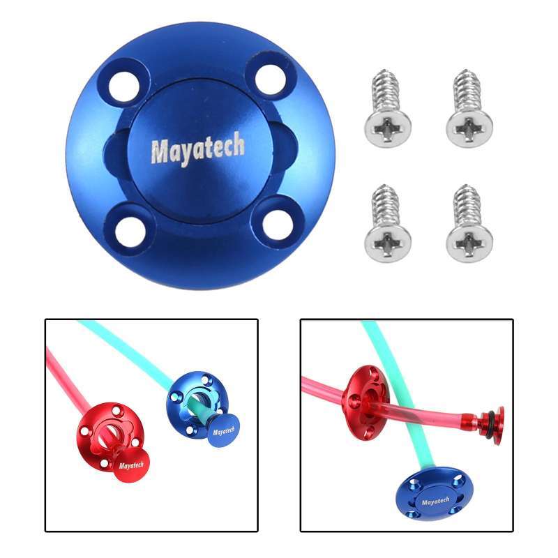 Jual Aluminum Fuel Filler Nozzle Port Fuel Dot Rc Fuel Line System Blue