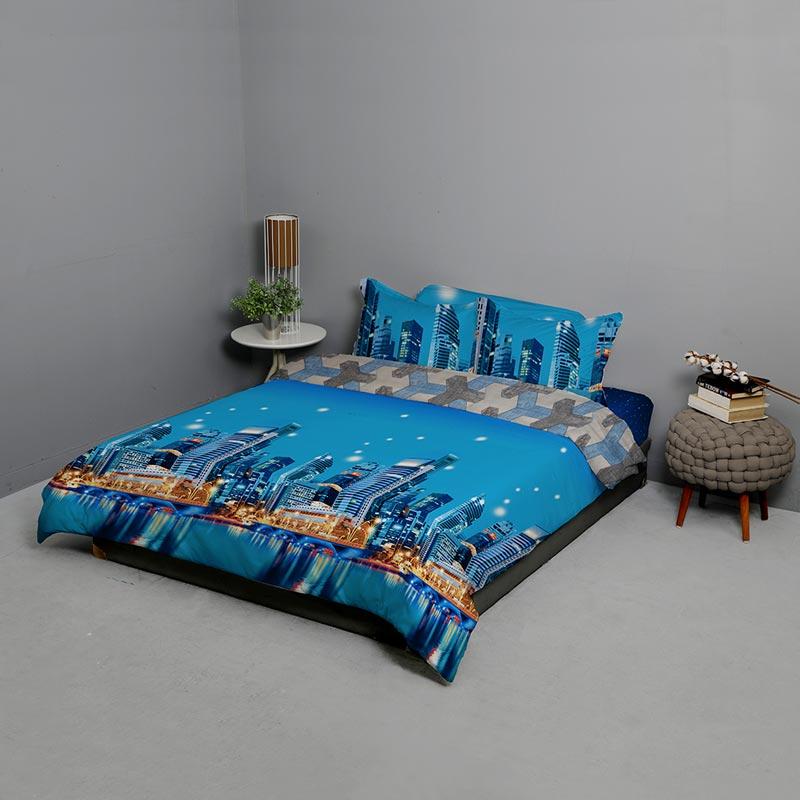 Jual King Rabbit Motif Singapore Bamboo Velvet Bed Cover Di Seller King