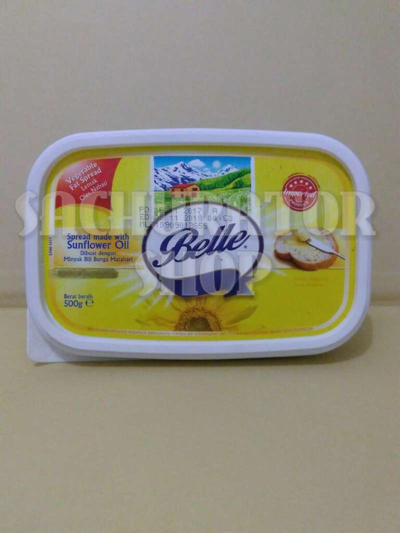Jual Belle Margarin Margarine Sunflower Oil Vegetable Fat Spread 500 gr di Seller Sachurator