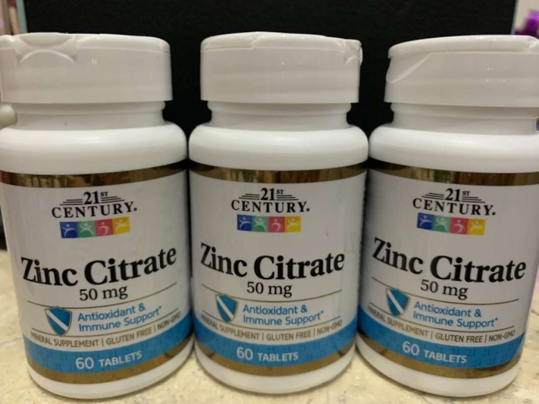 Jual 21 CENTURY - ZINC CITRATE 50mg (60 tablets) di Seller Moiraa Shop ...