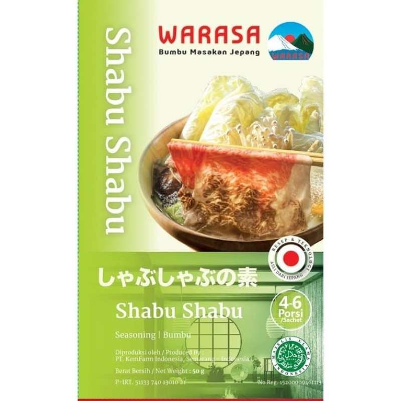 Jual Warasa Bumbu Shabushabu Sauce Non Msg (qty. 1 Pack) Di Seller