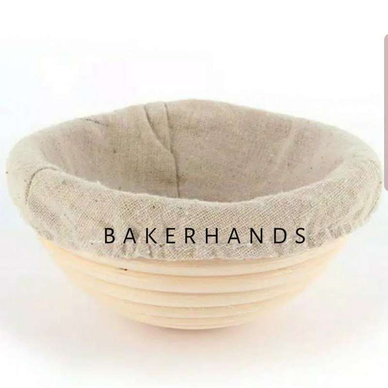 Jual basket/proofing basket/sourdough basket + linen liner