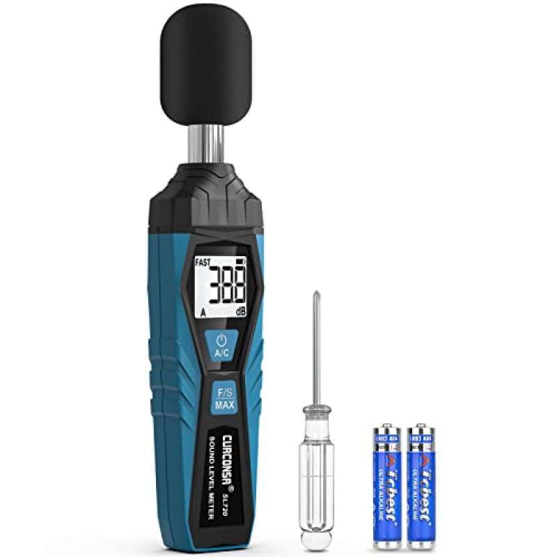 Promo Decibel Meter, CURCONSA SPL Meter, Portable Sound Level Meter ...