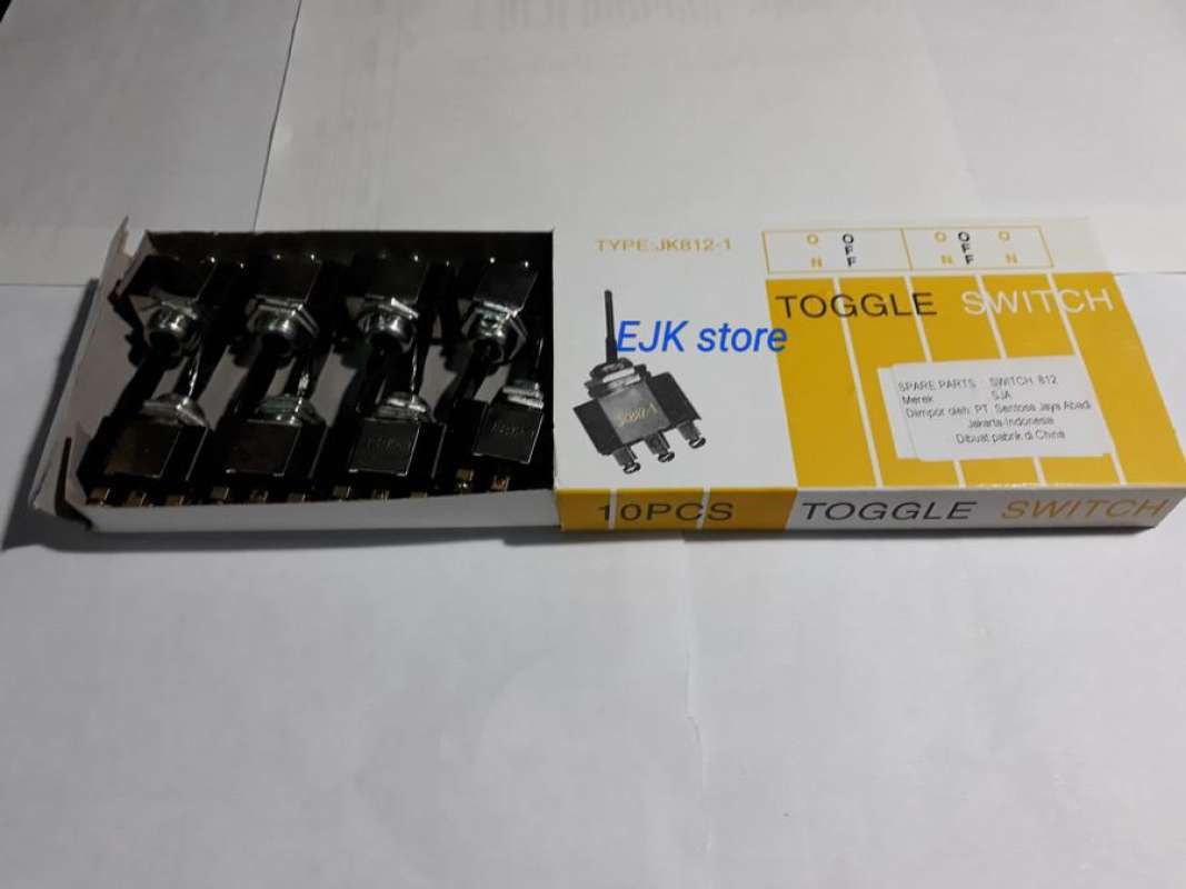 Jual saklar on off switch toggle jk 812 di seller ejk store kota