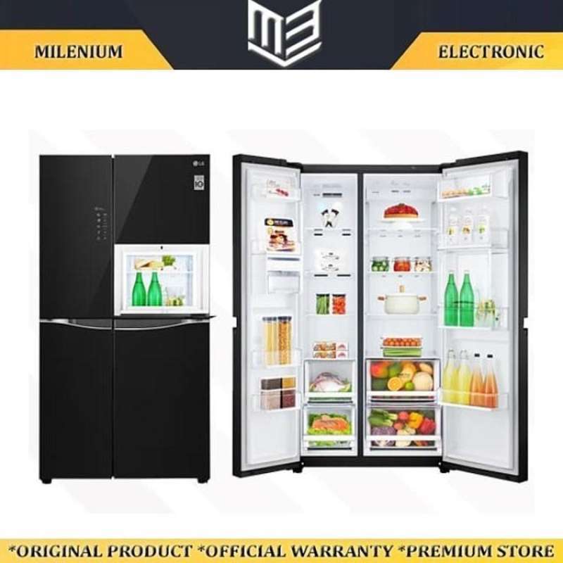 Jual LG GCC247UGUV Kulkas Side By Side Mini Bar Inverter Linear