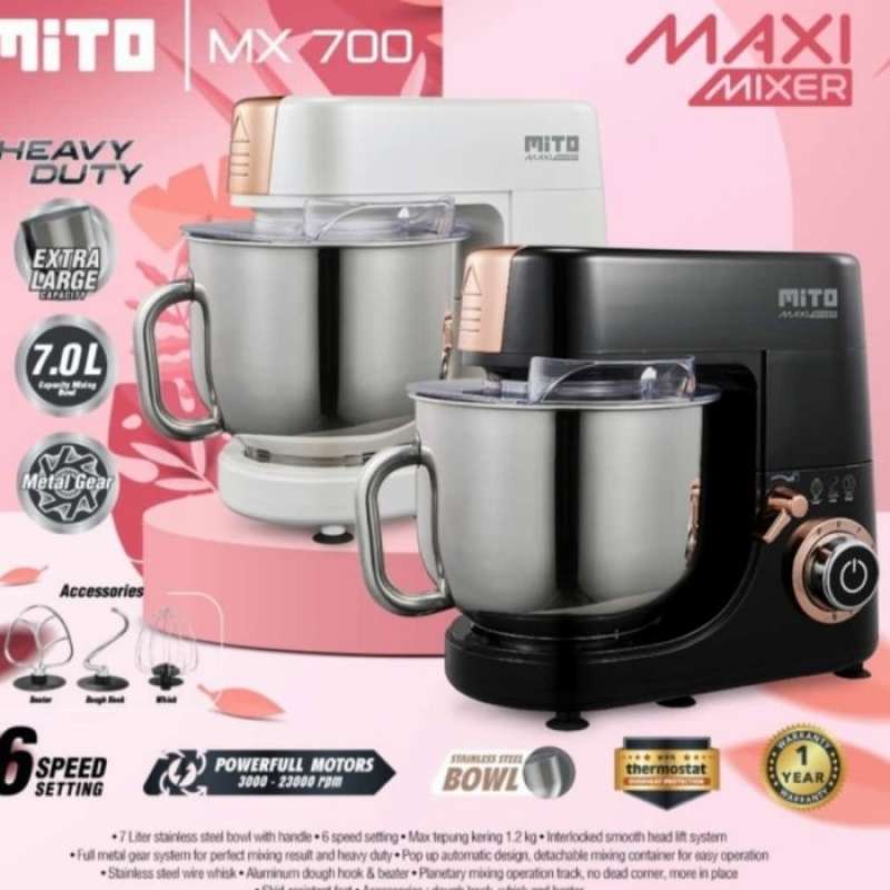 Promo : Mixer Grande MX 700 LOW WATT 7 LT MX-700 (Khusus GOJEK GRAB ...