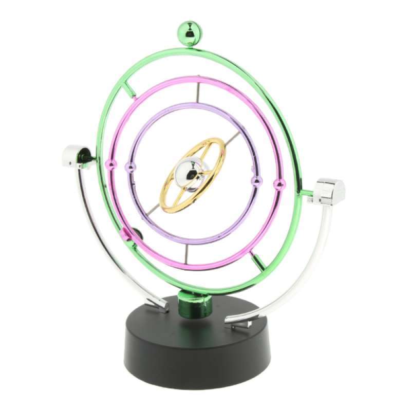 Promo Revolving Asteroid Gadget Perpetual Motion Desk Office Art Decor