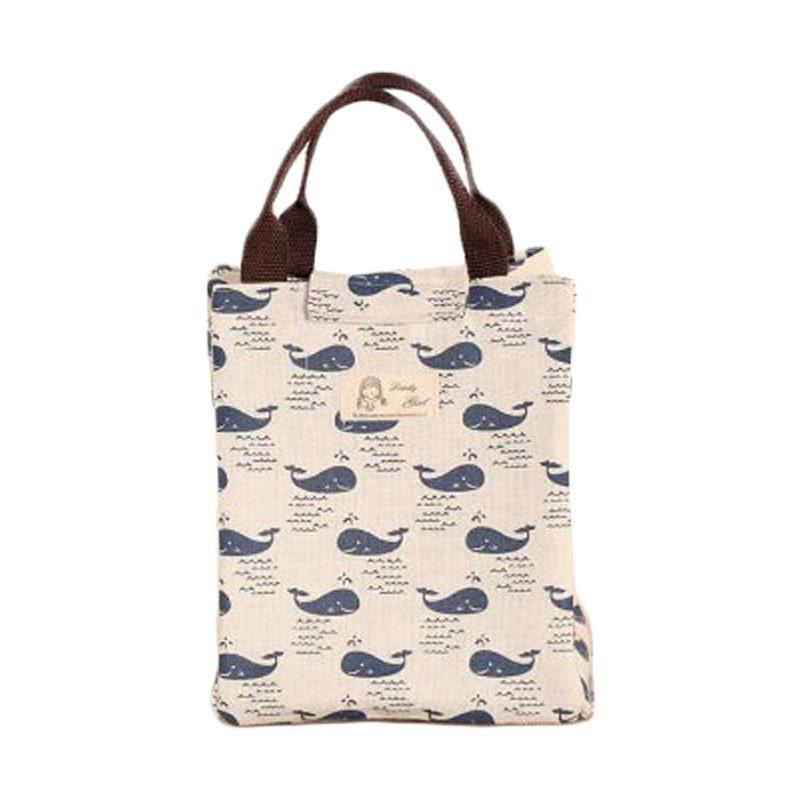 jual inini motif vintage lunch bag fish harga jual inini motif vintage lunch bag fish harga