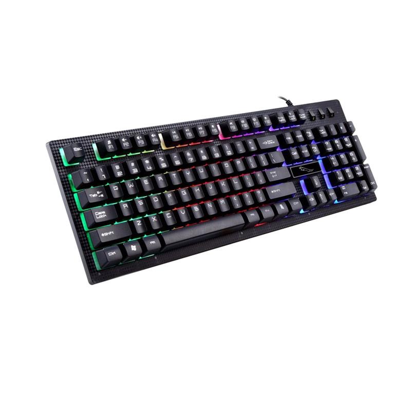 Jual Leopard G20 LED Gaming Keyboard - Black Online