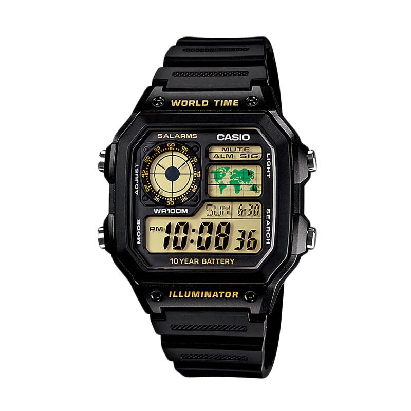 Jual Casio AE-1200WH-1BVDF Jam Tangan Pria - Hitam Online 