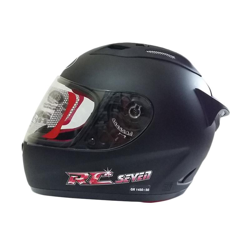 Jual KYT RC Seven Helm Full Face Hitam Doff Murah April Jual KYT RC Seven Helm Full Face Hitam Doff Murah April