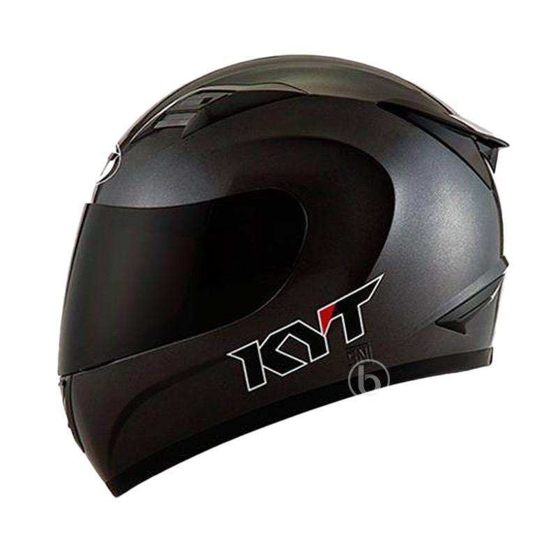 Jual KYT R10 Helm  Full  Face  Solid Gunmetal Online 