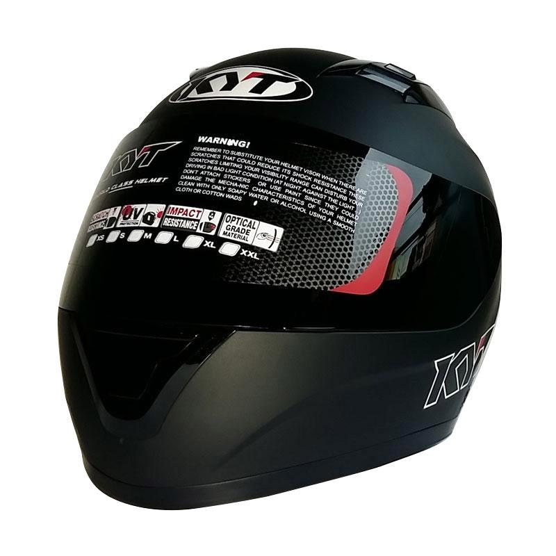 Jual KYT R10 Helm Full Face - Solid Black Matt Online - Harga