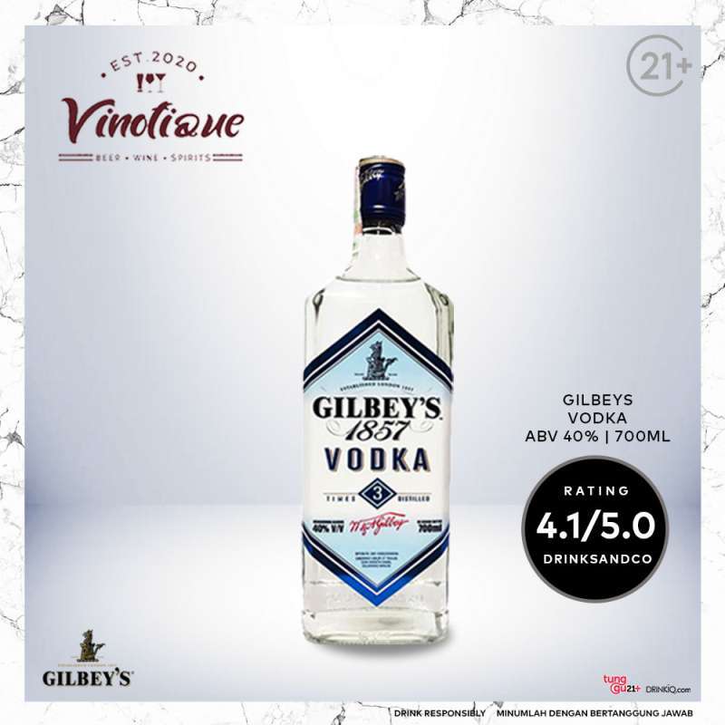 Jual GILBEYS Vodka Minuman Alkohol [700 mL] di Seller VINOTIQUE
