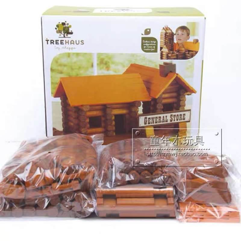 Jual Treehaus Lumberjax Log Set 165pcs Pretend Toys Mainan Kayu