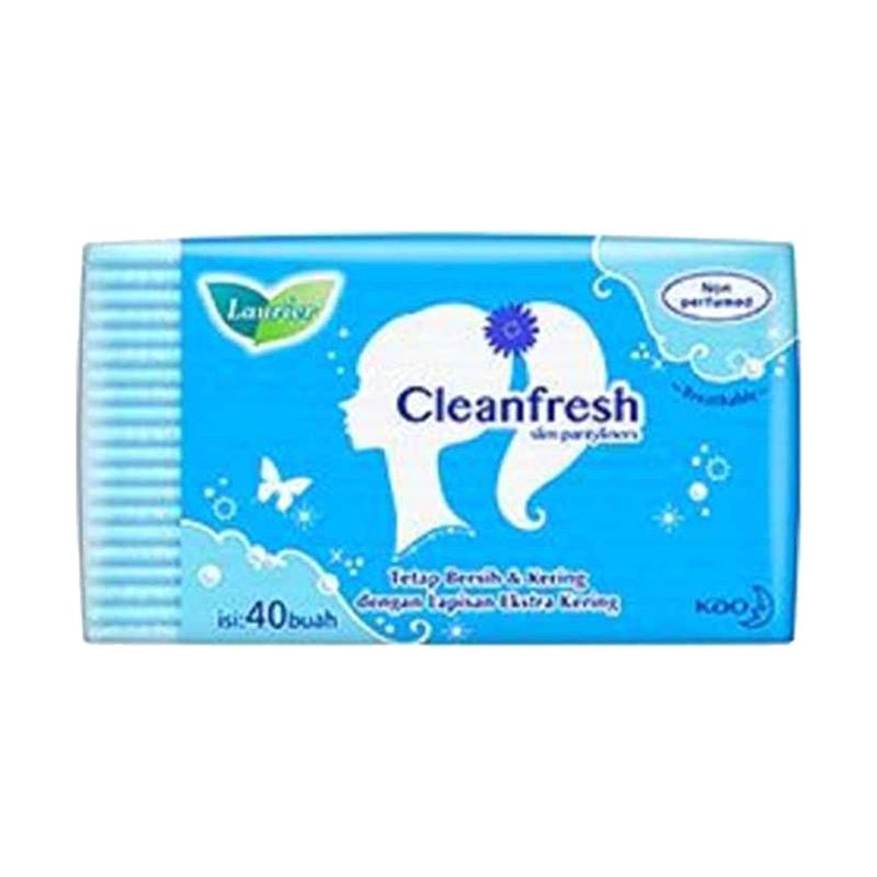Jual Laurier Pantyliner Cleanfresh Non Perfume [40 pcs] di Seller