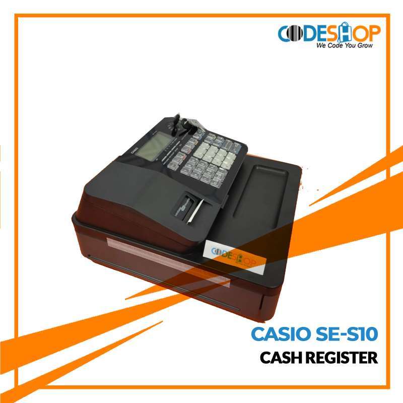 Jual Cash Register Casio SE S10 Hitam Mesin Kasir Casio Se s10 Black di