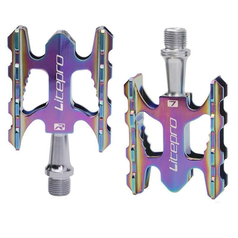 Promo Litepro K3 Pedal Pelangi Sepeda Lipat Bearing Ultralight Alloy