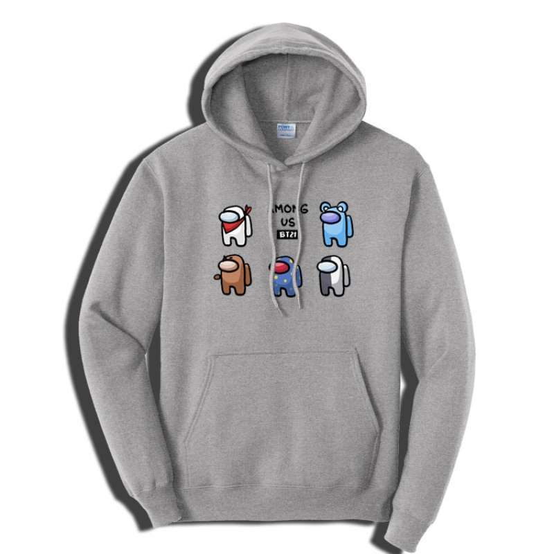 Promo Hoodie Zipper dewasa Among us vs BT21 Diskon 30 di Seller OR