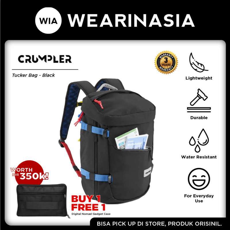 Jual Crumpler Tucker Bag Backpack Black Original Di Seller Wearinasia ...