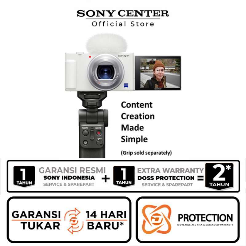 Promo SONY CENTER SONY ZV1 Digital Compact Camera Vlogging Kamera 4K