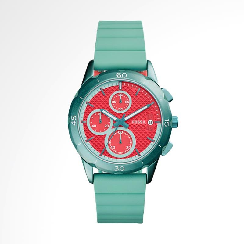jual fossil modern pursuit sport chronograph teal es 4171 jual fossil modern pursuit sport chronograph teal es 4171