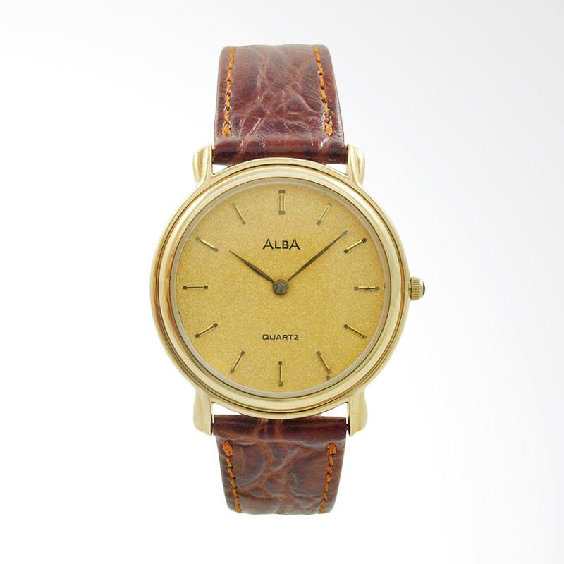 jual alba leather jam tangan pria brown gold ata24j harga kualitas terjamin jual alba leather jam tangan pria brown gold ata24j harga kualitas terjamin