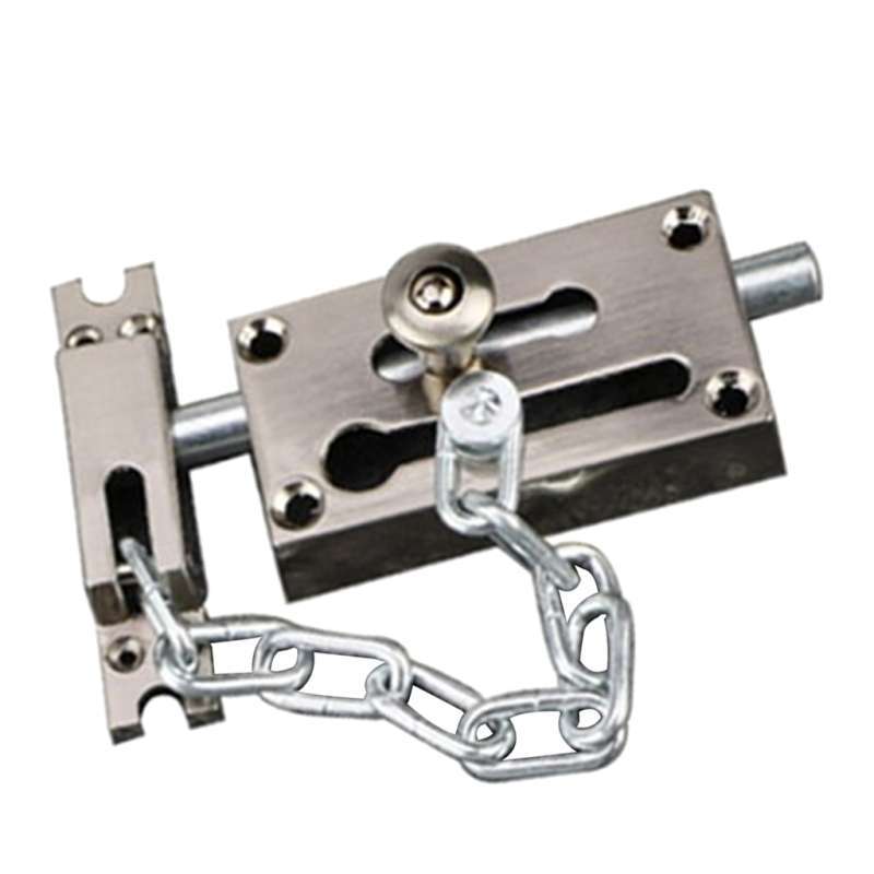 Promo Door Safety Lock Security Sliding Door Latch Chain Lock Fastener