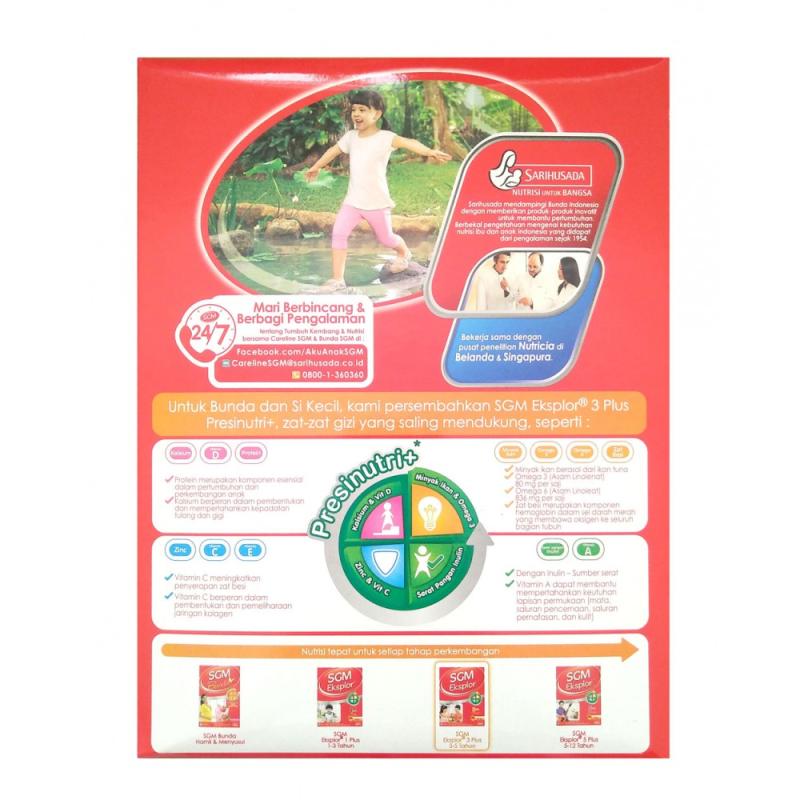 Jual SGM Eksplor 3 Plus Presinutri Susu Formula - Vanila