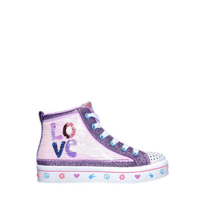 Jual Skechers Flip Kicks: Twi-lites 2.0 - Lilac Love Girls Grade School ...