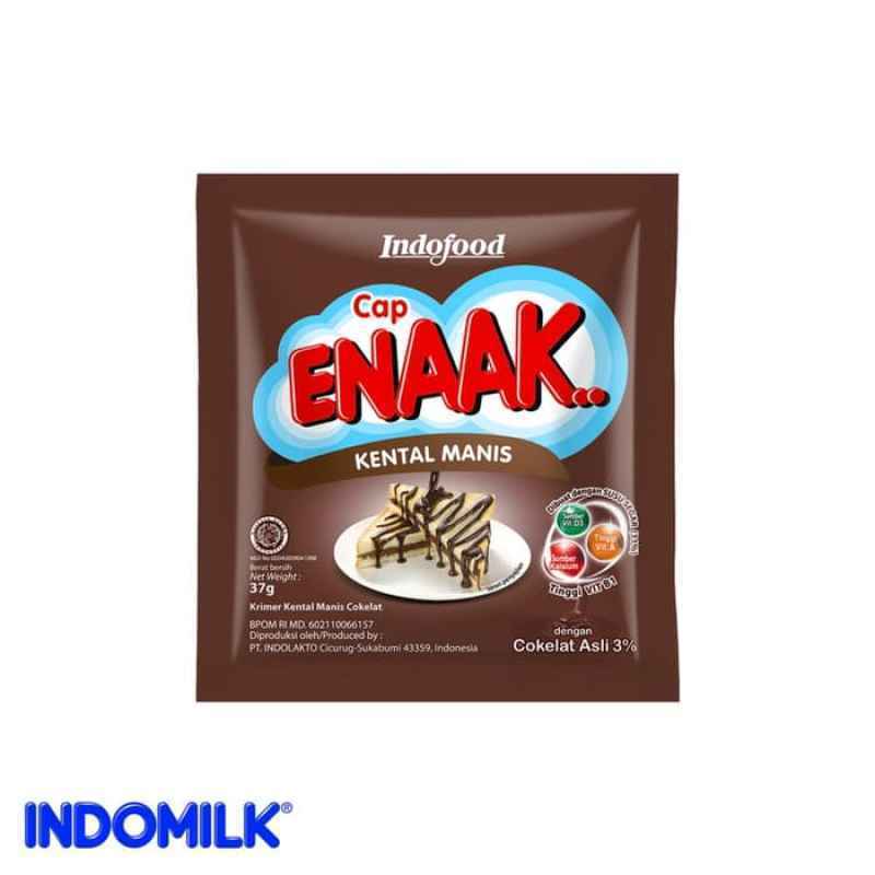 Jual Cap Enaak Krimer Kental Manis Cokelat Sachet 37 Gr X 6 Pcs Di