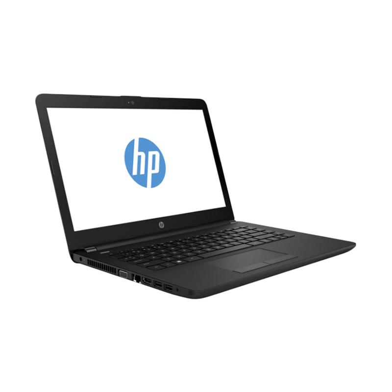 Jual HP 14-BS709TU Notebook - Black [Celeron N3060/RAM 4GB/HDD 500GB/14