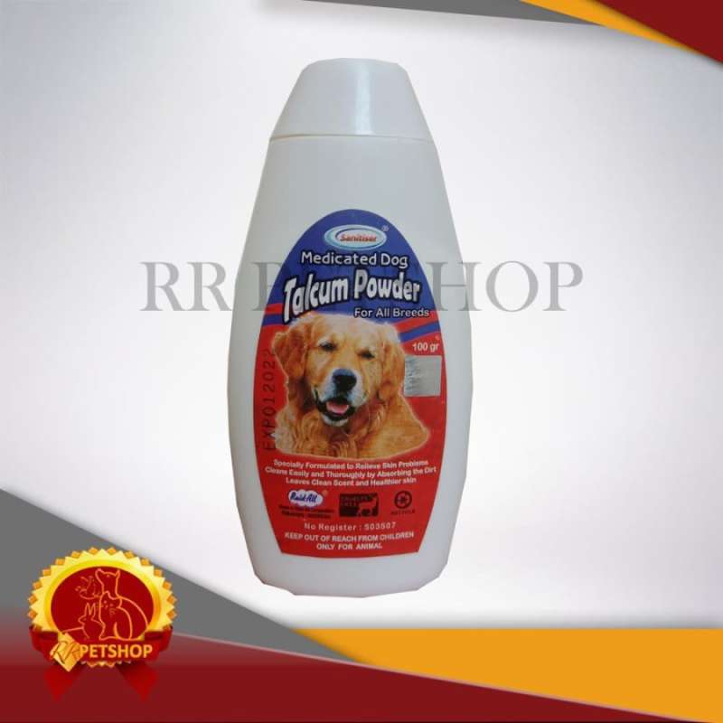 Promo Bedak Kucing Dog Powder Medicated / Talcum Powder Medicated Raid