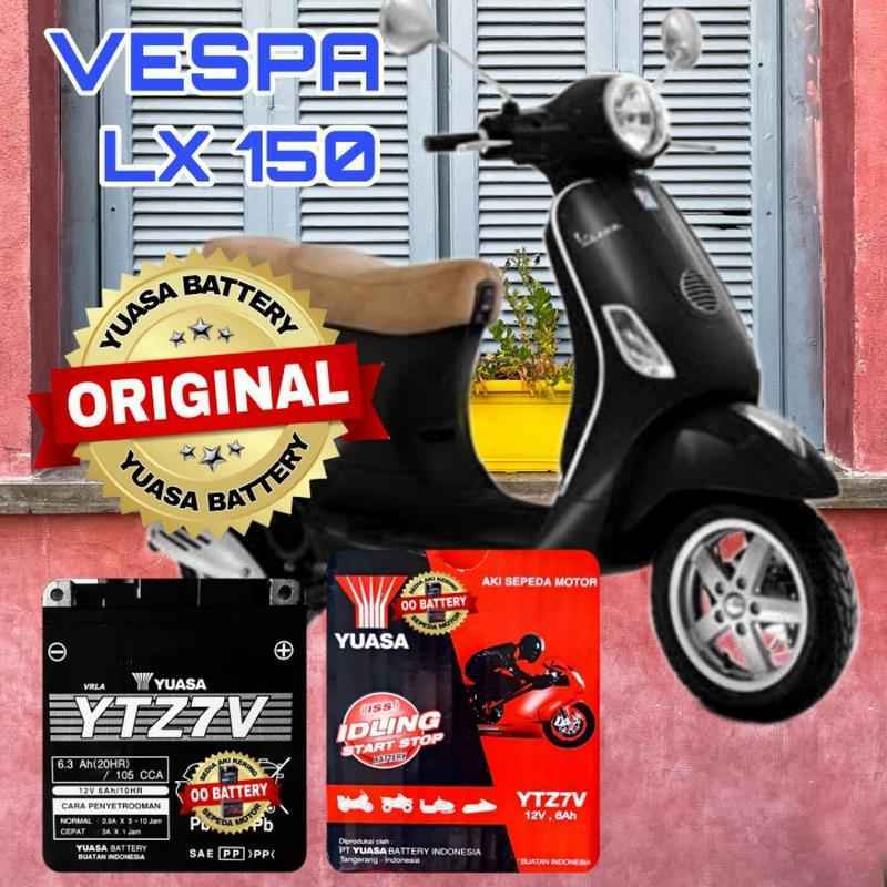 Jual Aki Kering Sepeda Motor Original Yuasa Ytz7V 12V-6Ampere di Seller