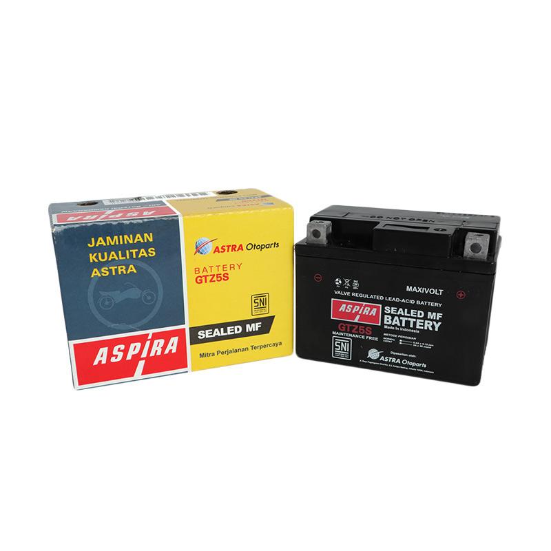 Promo Aspira GTZ5S MF Aki Motor Diskon 29% di Seller Ryash Jaya Motor
