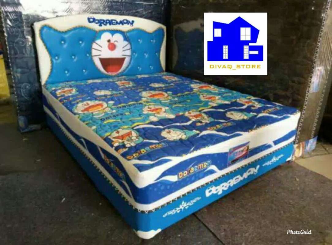 Promo Springbed Karakter Doraemon, Hello Kitty, Froozen (Type Boxy